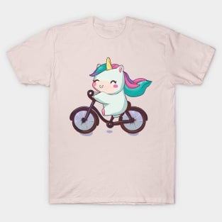 Unicorn on Bike T-Shirt